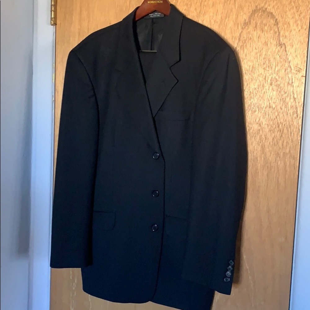Gianfranco Ruffini suit, black, 42R